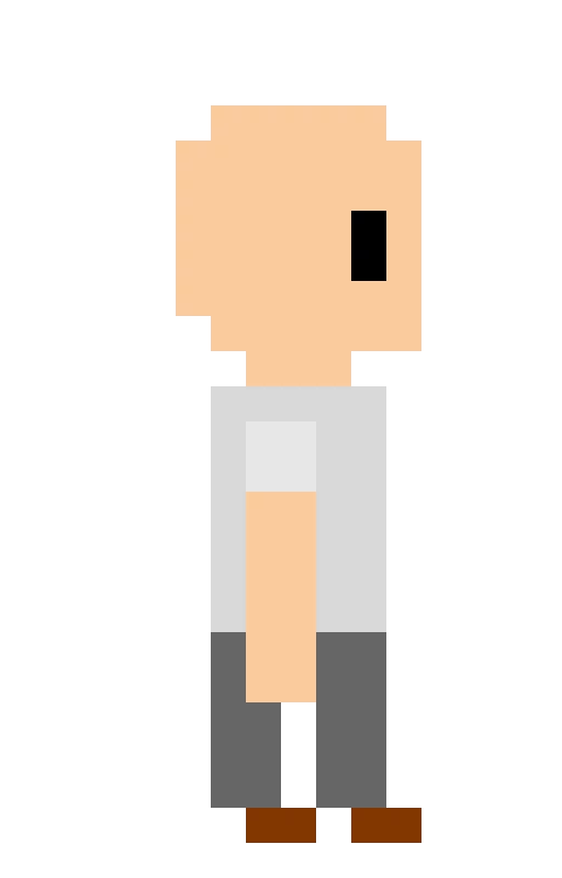 pixel guy template editable