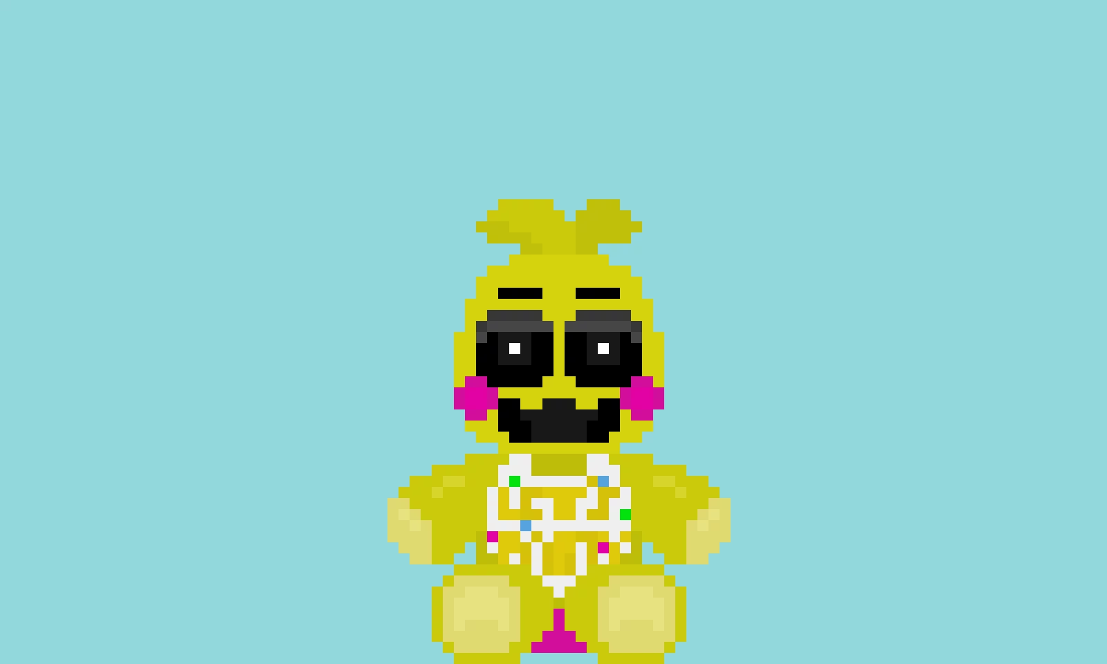 toy chica plush attack mode