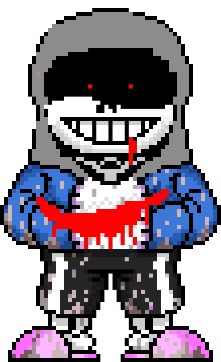 accurate dust sans death scene credits to snas