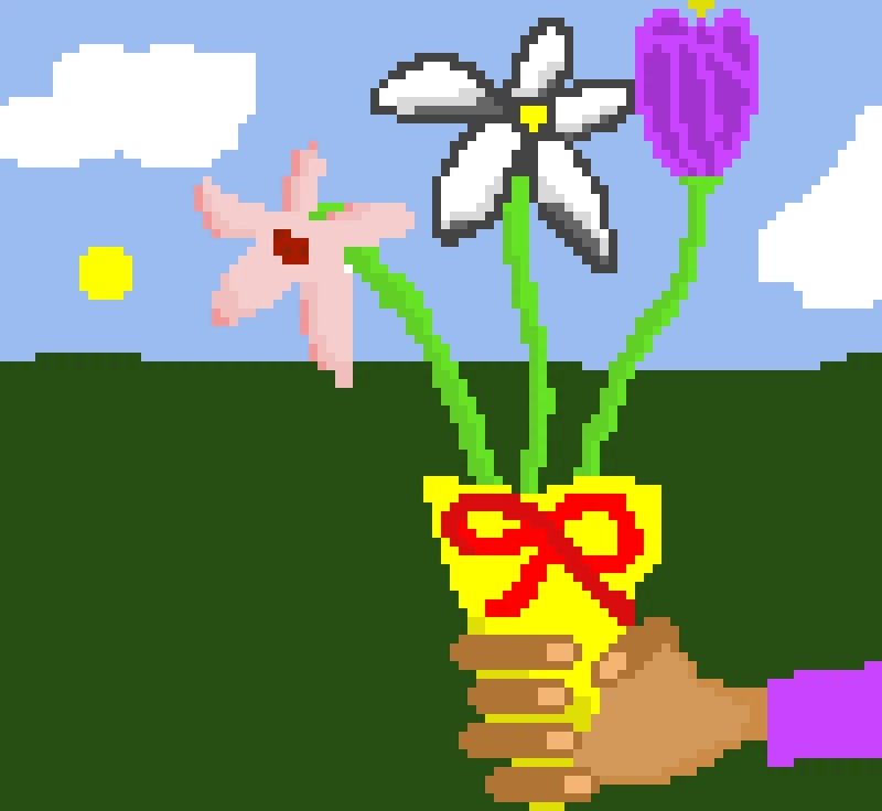 bouquet of flowers for u (so u can eat em [THEY TASTE LIKE OREOS] :D )