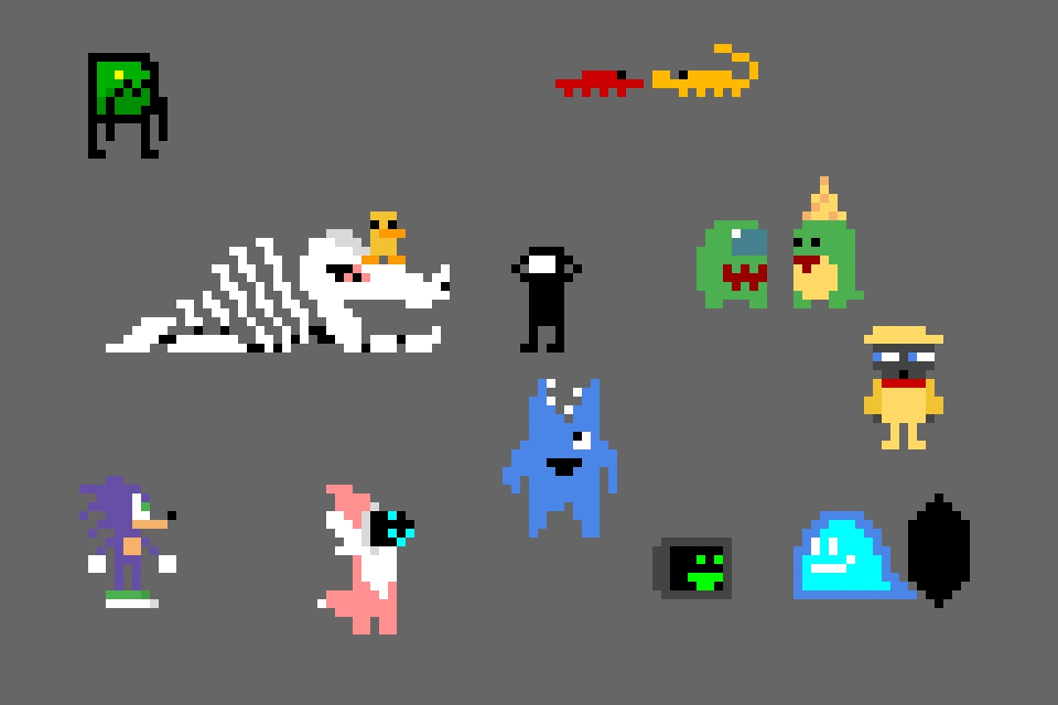 for my birthday i tried to draw everyone i knew on this platform credits in comments