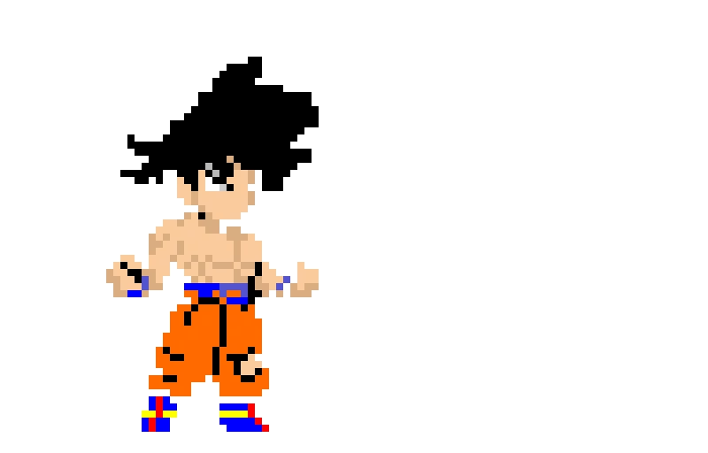 goku going down evolutions