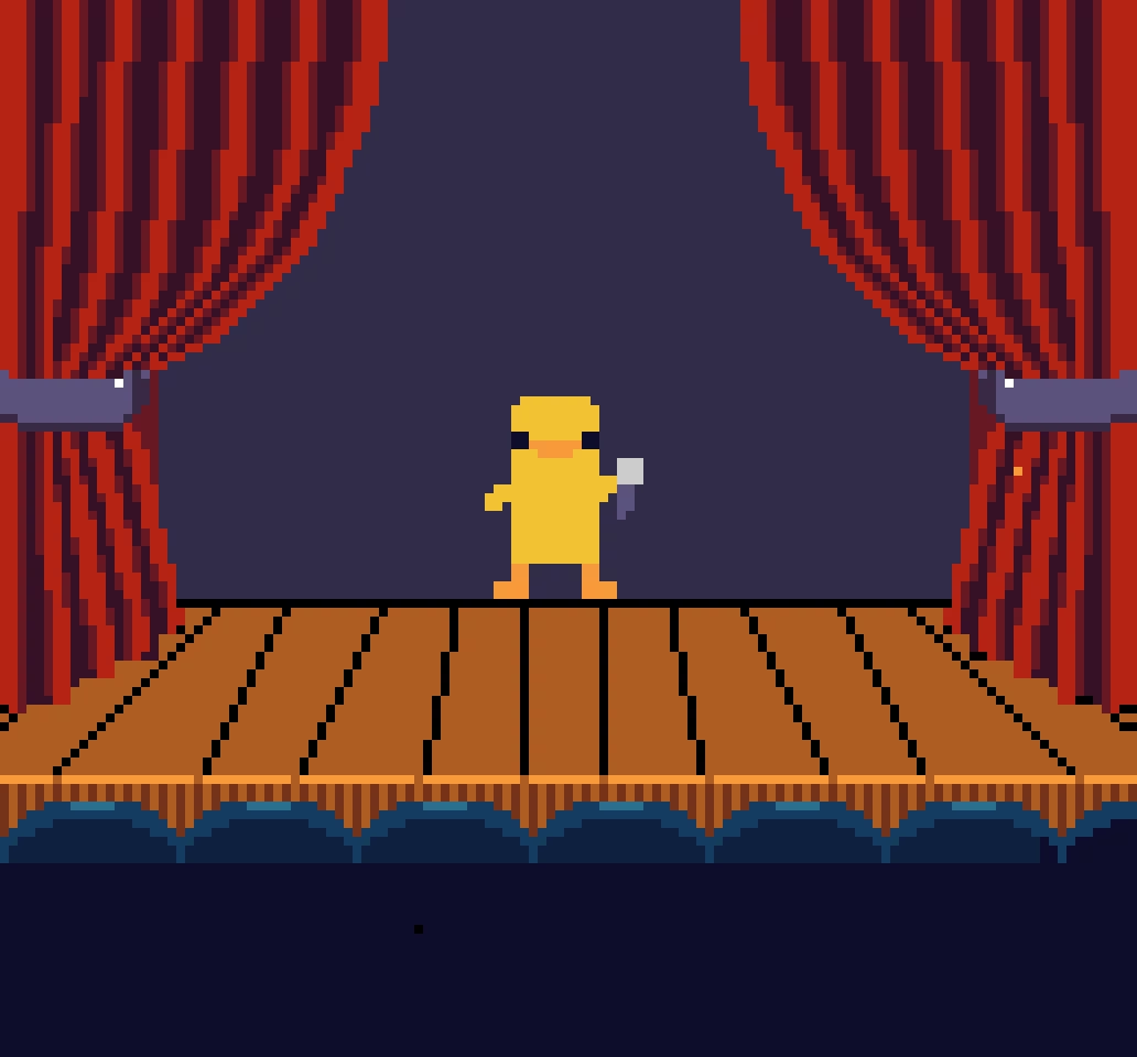 help boost ducks confidence if u wanna watch him sing