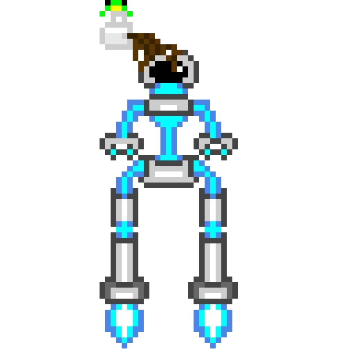 @monkeyfrog wanted me to make him spill coffee on my robot so uhh. here you go!