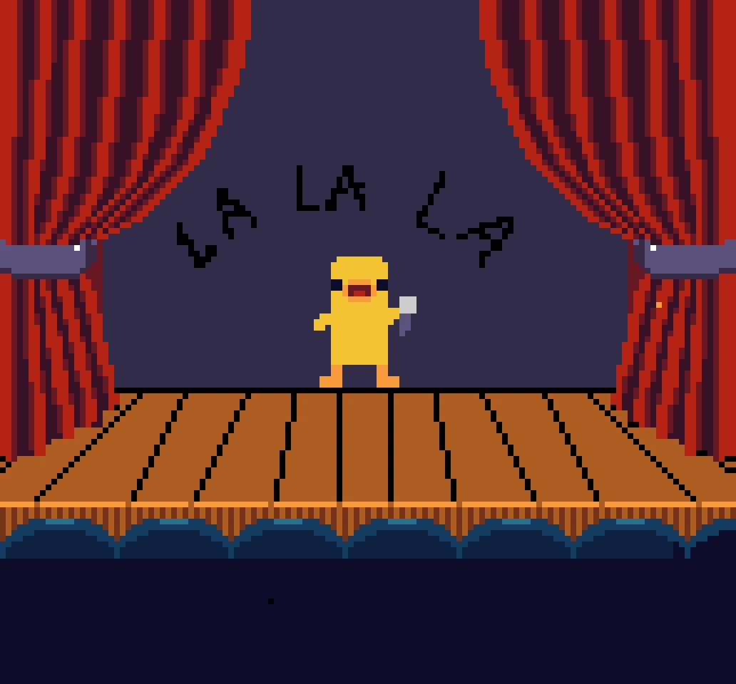 thanks for supporting me duck