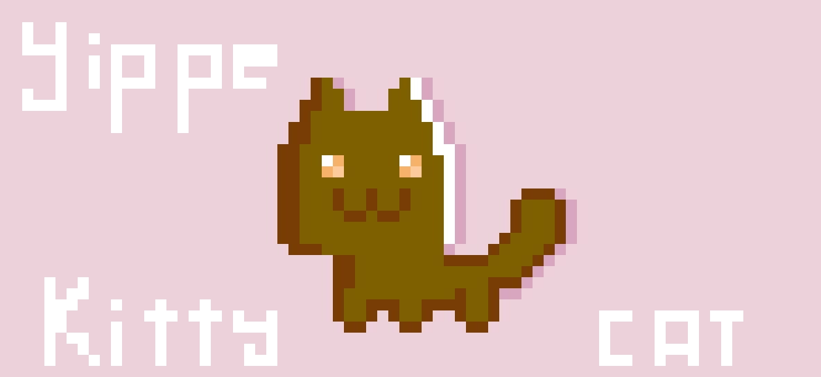 Yippee cat pixel art