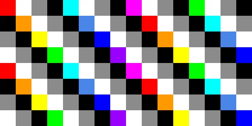 black and white rainbow