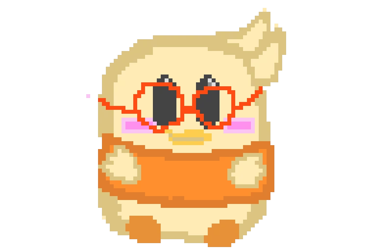 contest her name is chickadee she was made when i was ten when i didnt like pxl art but now i do