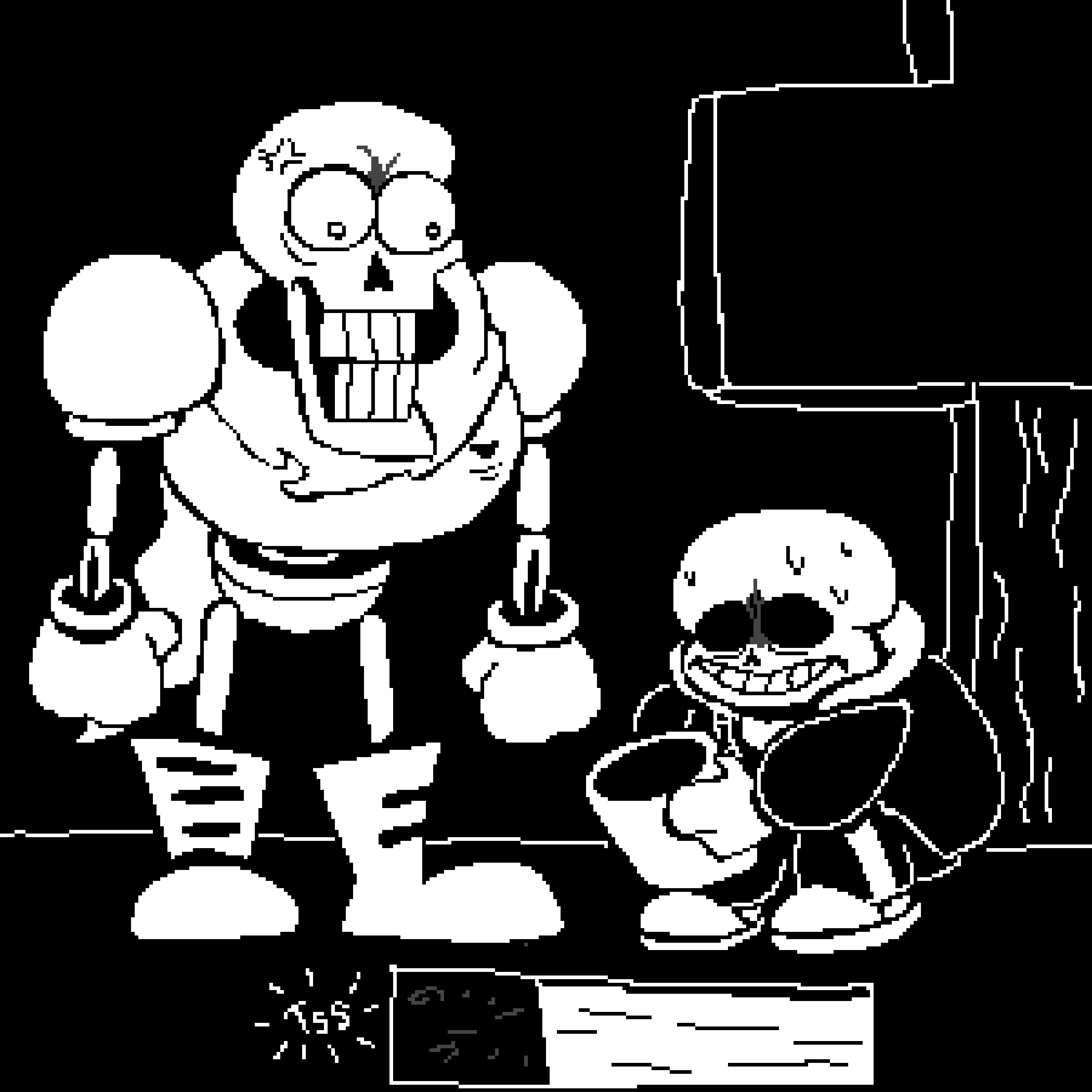 sans and papyrus play skyblock for the first time theyre not that good at it