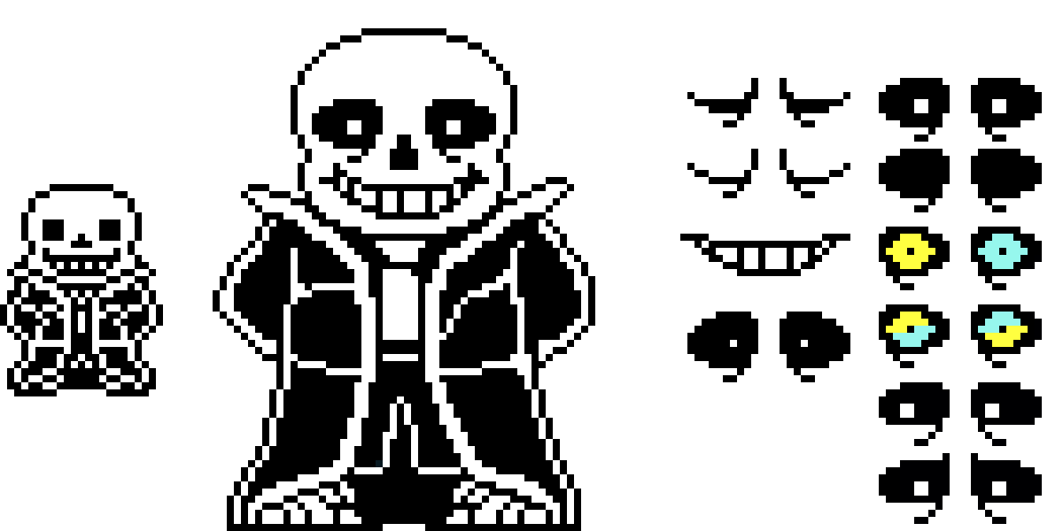 battle sprite fairytale sans