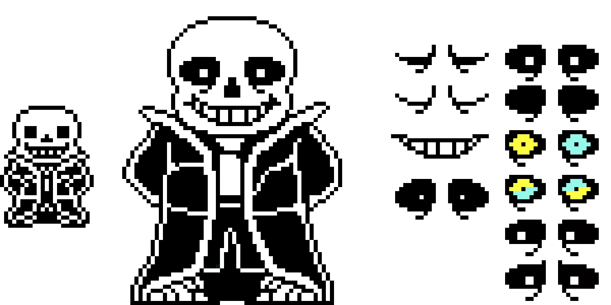 battle sprite fairytale sans