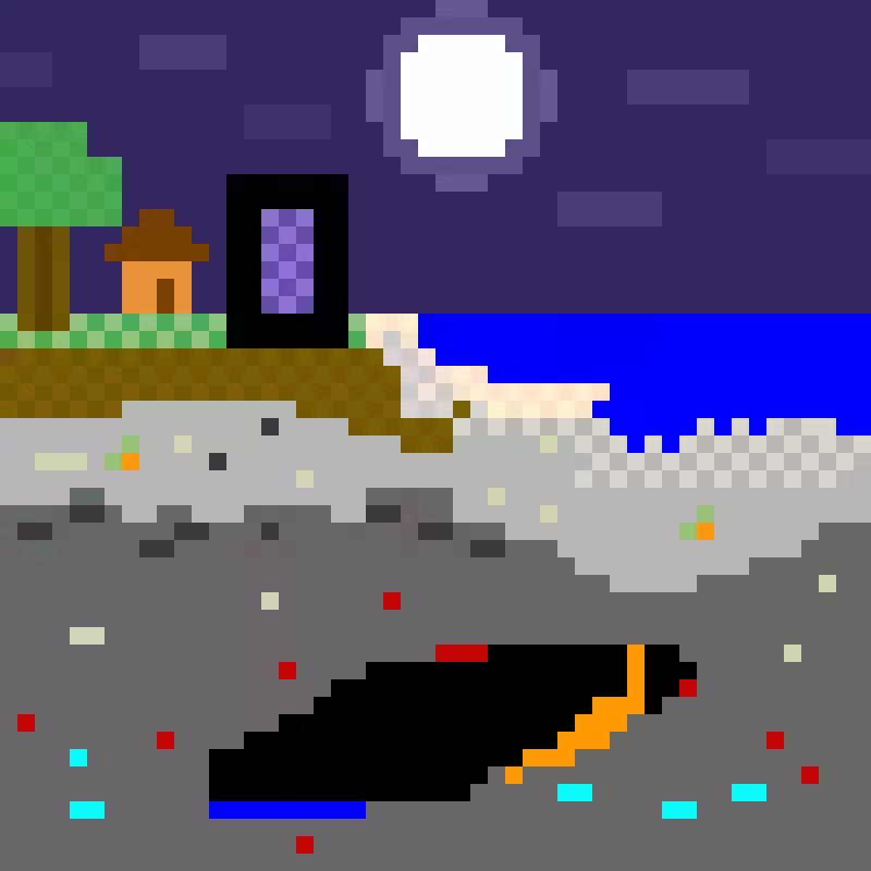 Expanded it and added a cave