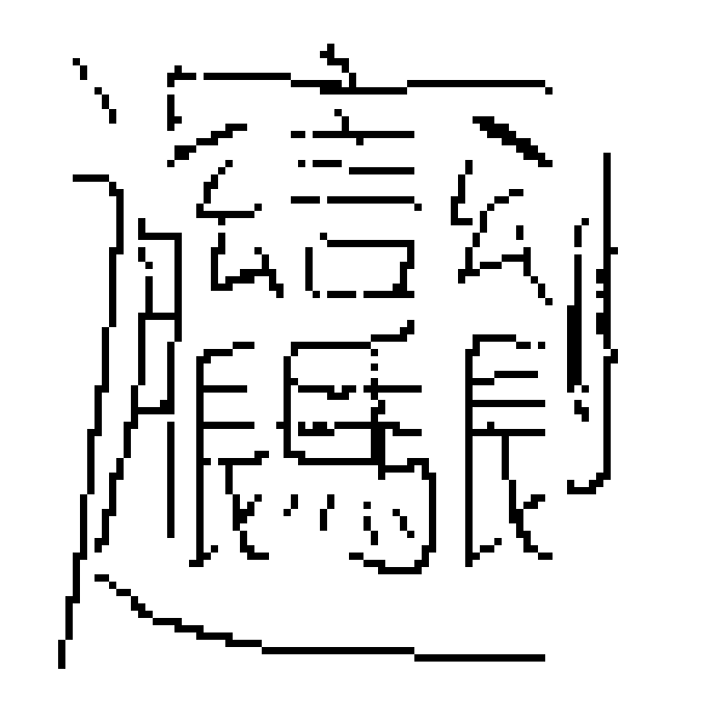 Hardest chinese character, biang