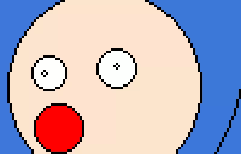 made only with circle and background tools