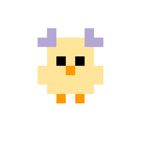 Mini chick with bows
