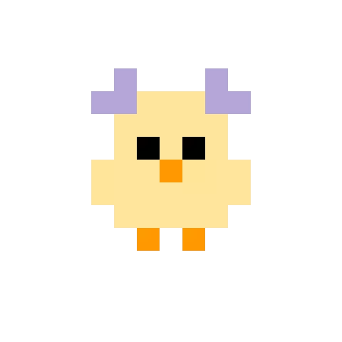 Mini chick with bows