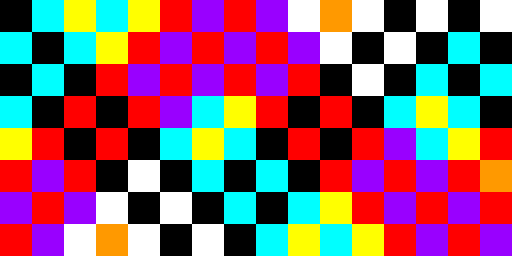 multi color checkerboard