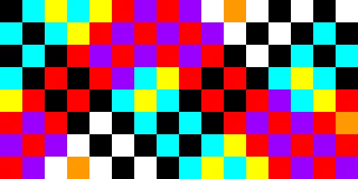 multi color checkerboard
