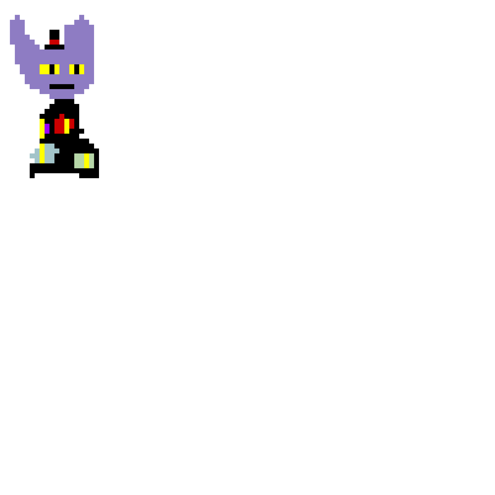 My youngest sister drew Jax abstracting with a top hat (she hasnt really seen tadc)