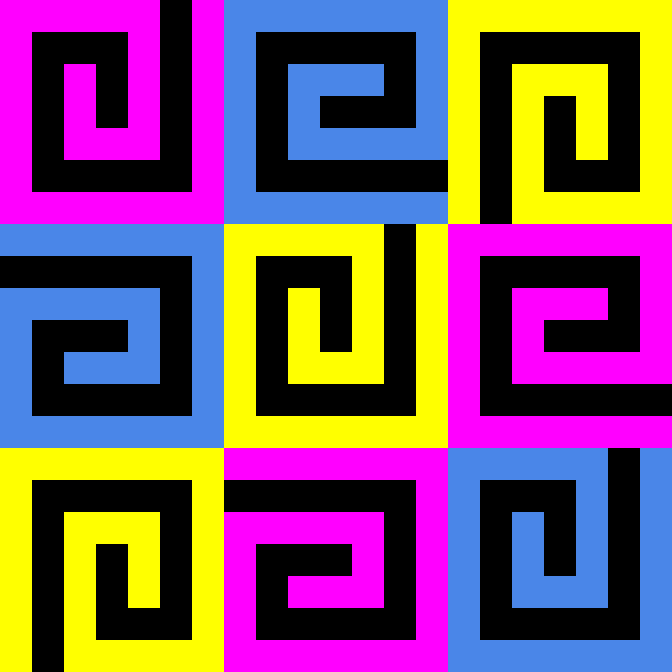 Swirl pattern
