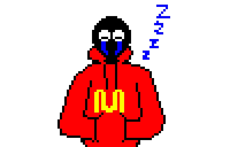 This is me under the puppet mask