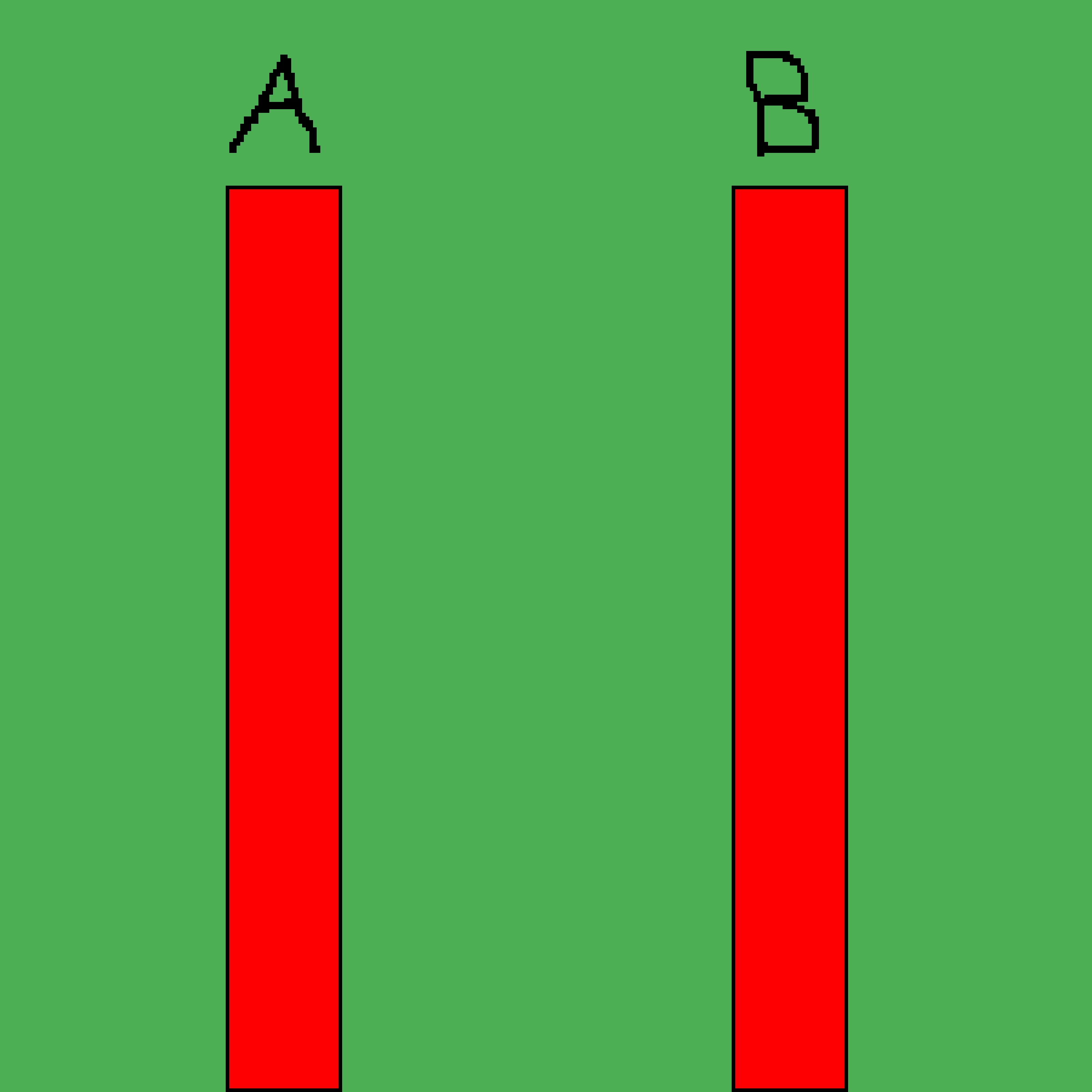 Which pole is taller?
