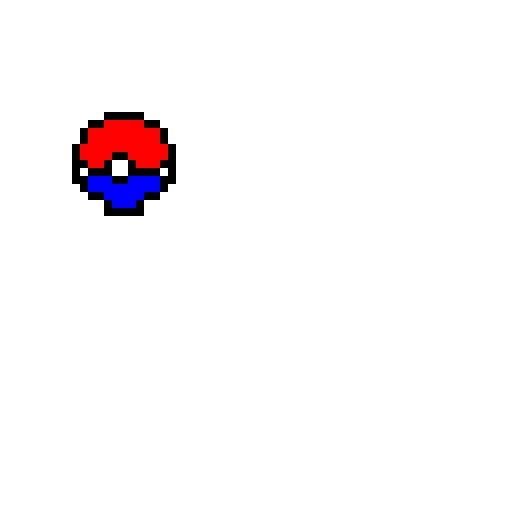 red white blue pokeball