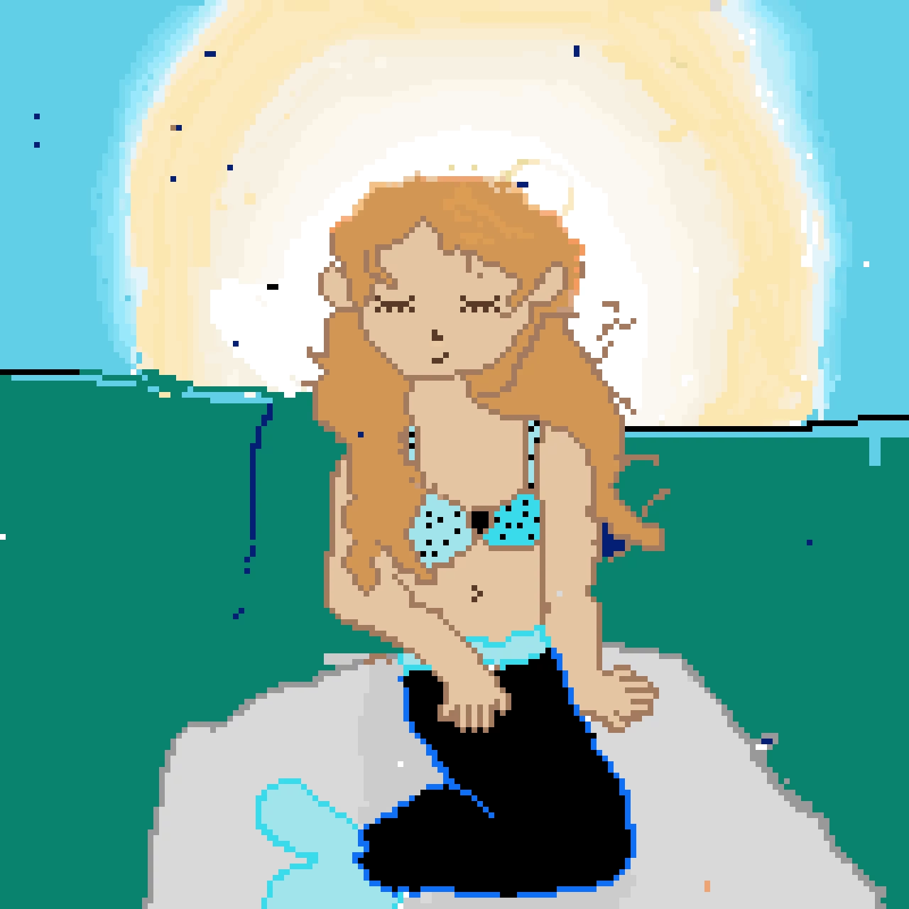 Anna. (Comment what you think is the other image in this art. Answer coming next week on Friday)