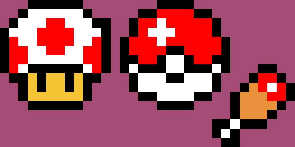 bunch of stuff from games i like