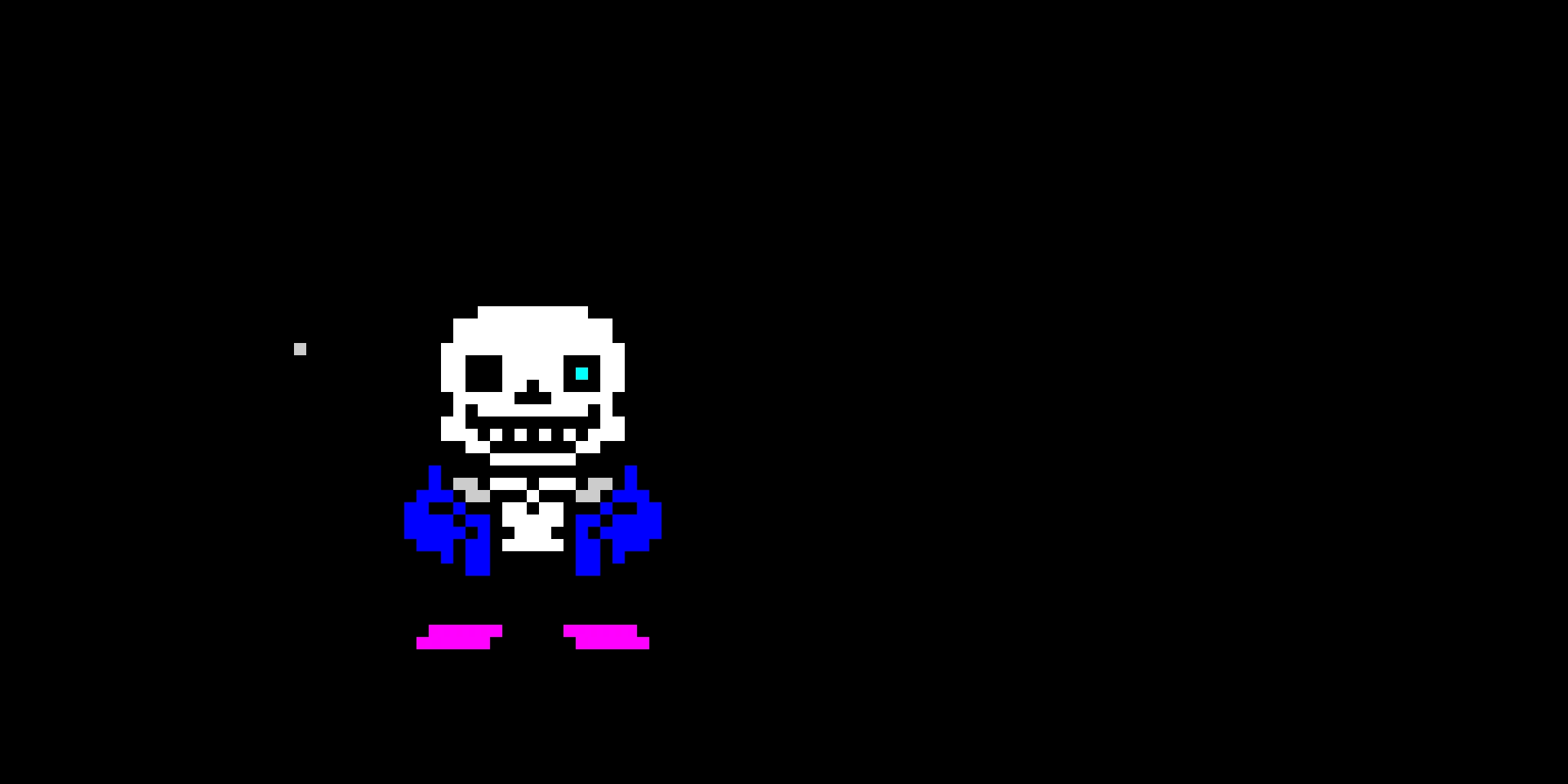 Sans in darkness