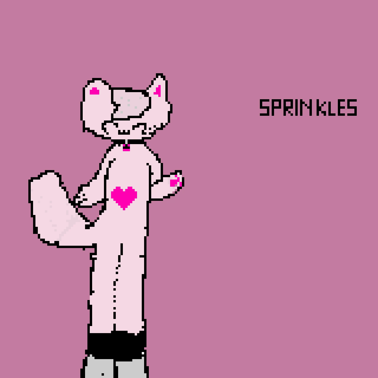 sprikles my kittydog oc