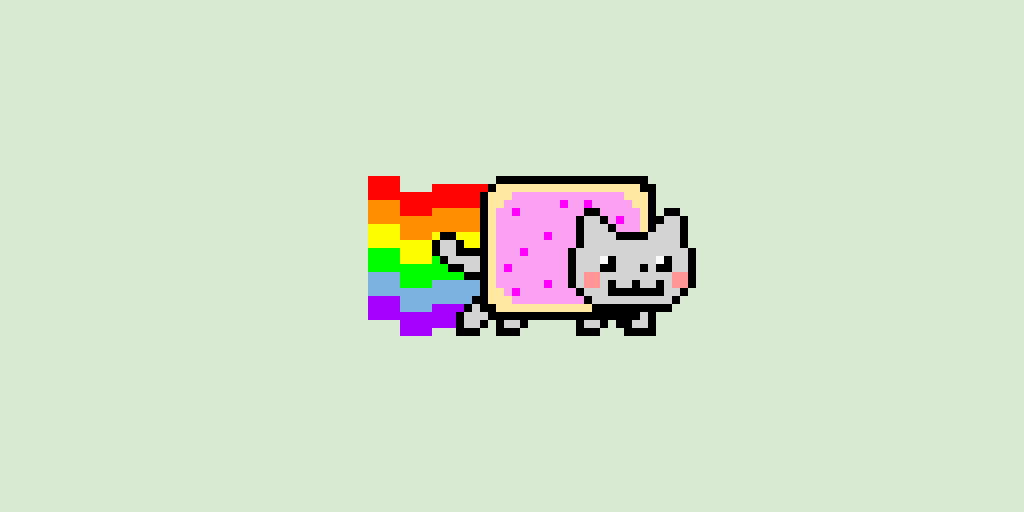 colorfull nyan cat