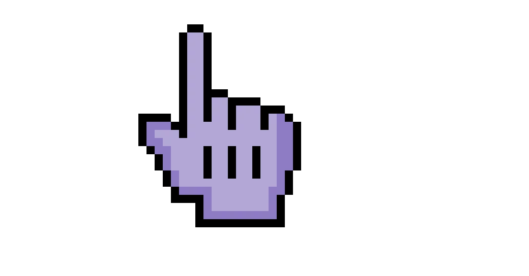 purple cursor