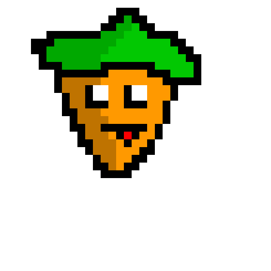 minecraft carrot pixel art