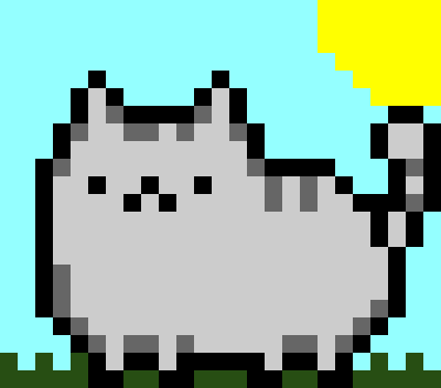 Cat pixel art