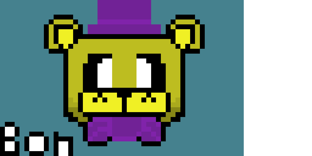 fredbear blood grinning