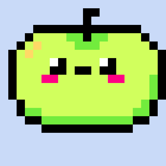 Shy Apple ( If this gets ten like then I’ll draw a shy strawberry)