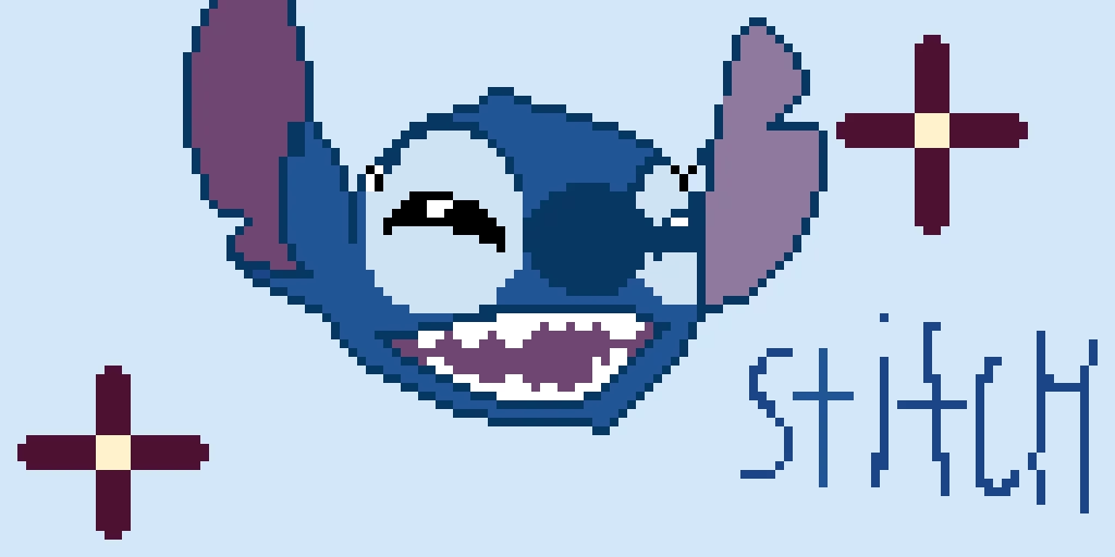 Stitch with flowers