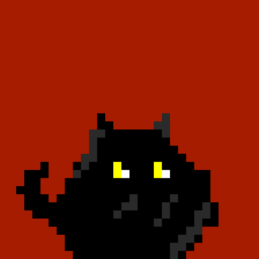 black blob cat