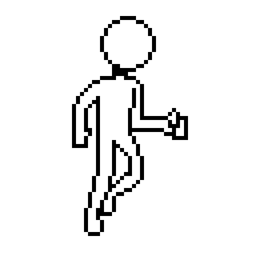 flying character model