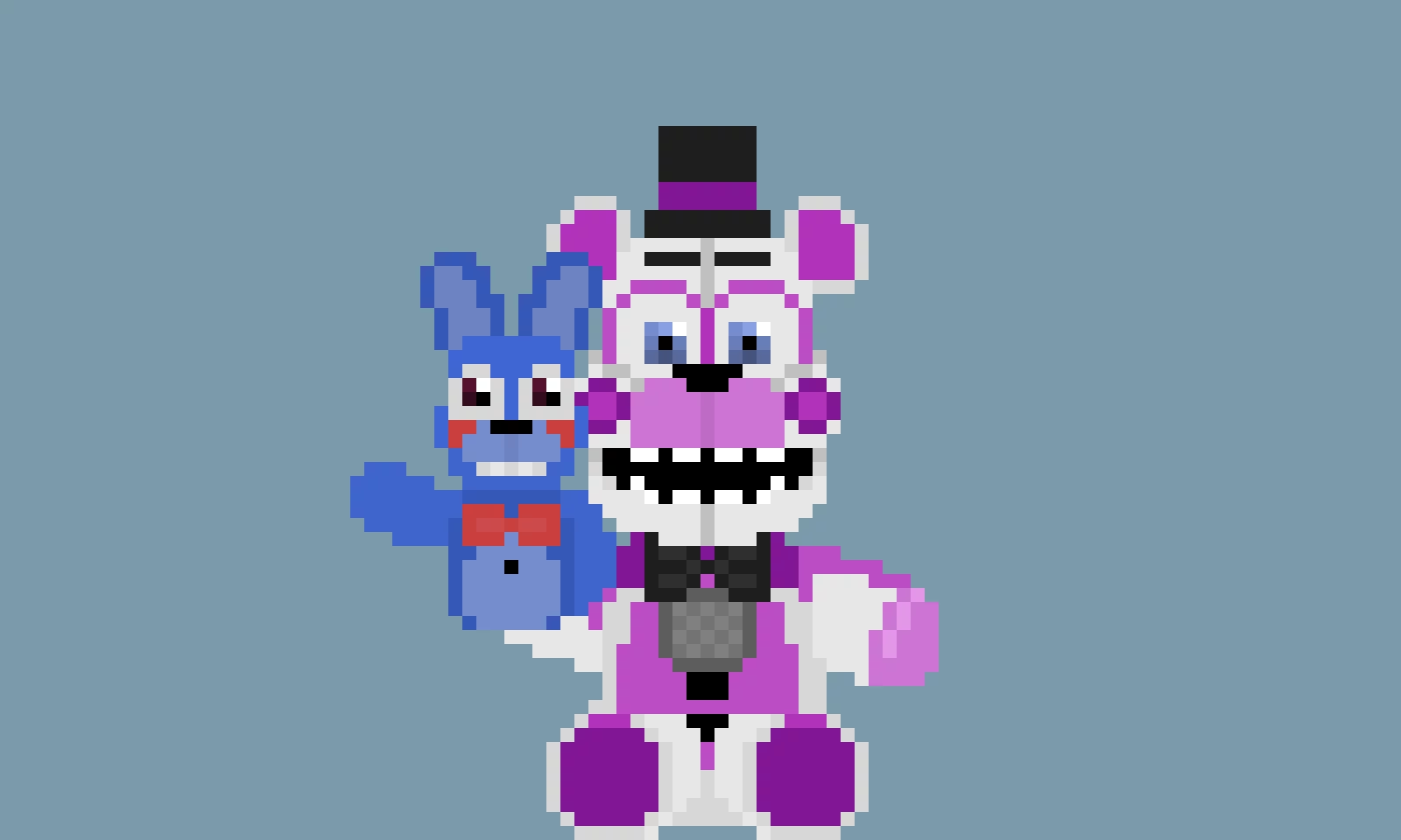 funtime freddy and bon bon plush