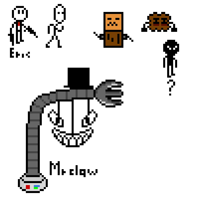 A bunch of characters (Eric Person)