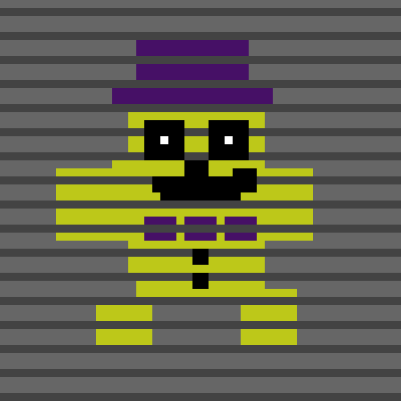 Fredbear plush 8 bits ( Fnaf 4 )