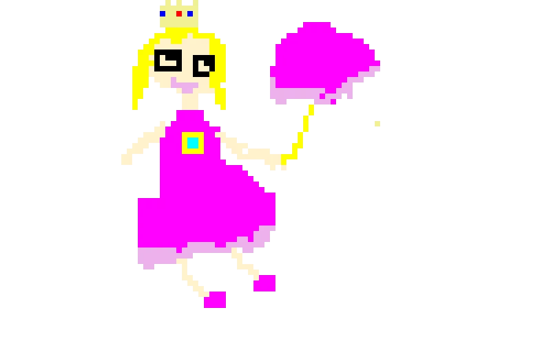 princess peach in the air