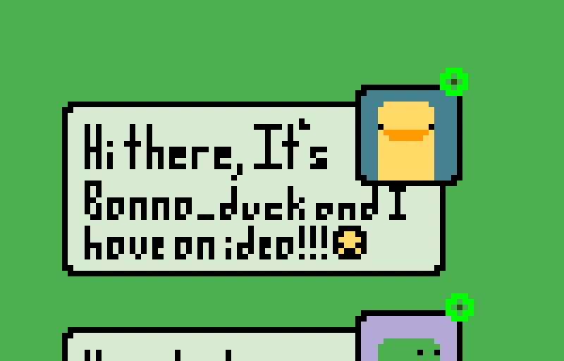 chat box idea no wait time for posting and it shows who is online writing out these letters was fun