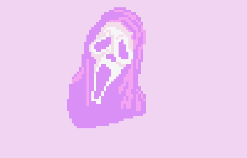 Ghost face but...Cute? IM BACKKKKKKKKKKKKKKKKKKKKKKKKK