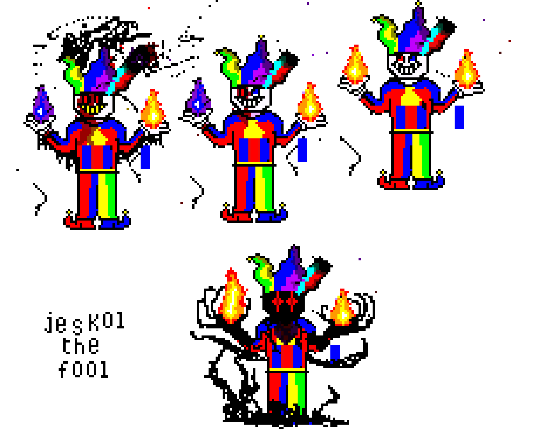 jeskol the fool (  a fan made Undertale boss)