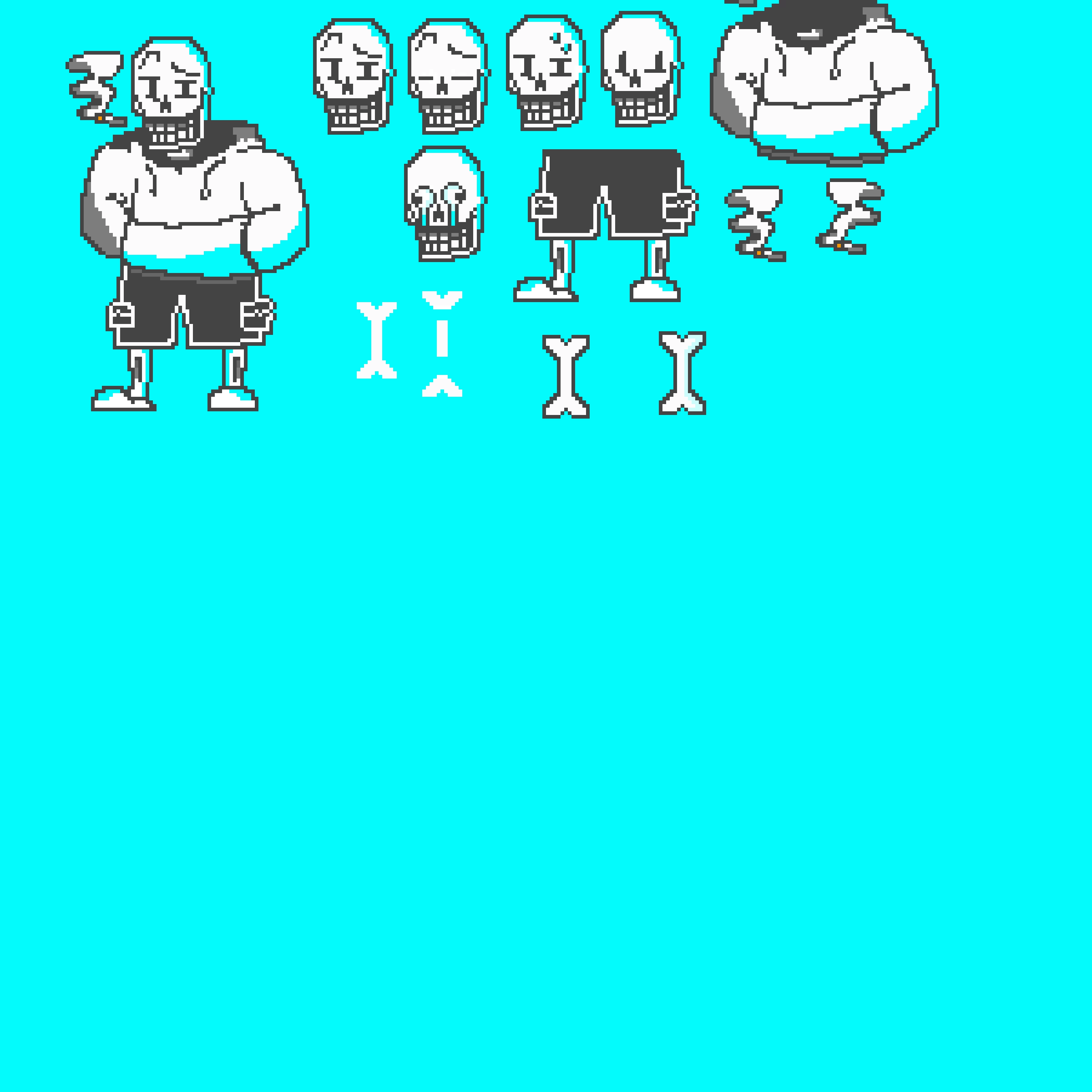 papyrus underswap sprite sheet