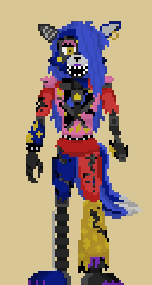 ruined glamrock Roxie alt design( credits go to joshuaburkhart3 for original)