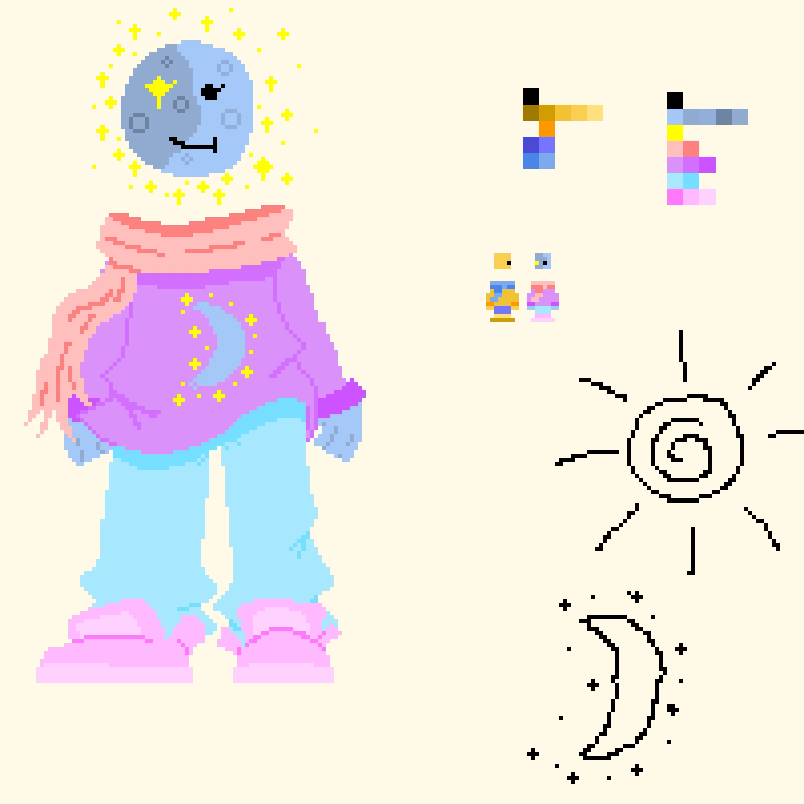 sat hi to lunar d gift for blue blob5 slight remodel and major recolor inspired by solar